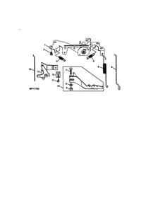 Governor Linkage Diagram and Parts List for 351700-1114  Briggs and Stratton Engine